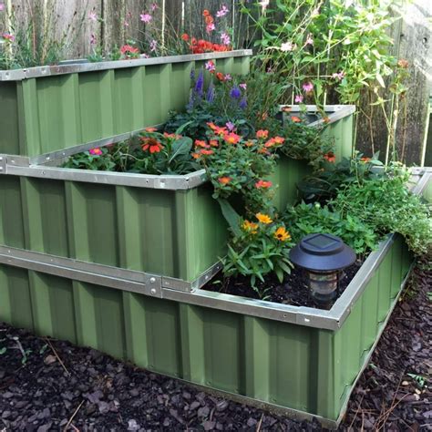 metal elevated garden bed planter box|inexpensive metal raised garden beds.